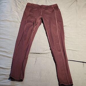 Victoria's Secret Deep Burgundy Leggings